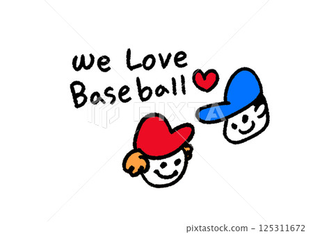 Baseball-loving boys and girls Baseball-loving boys and girls 125311672