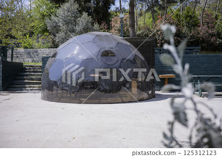 Cozy dome house for relaxing or camping or cafe outside Cozy dome house for relaxing or camping or cafe outside 125312123