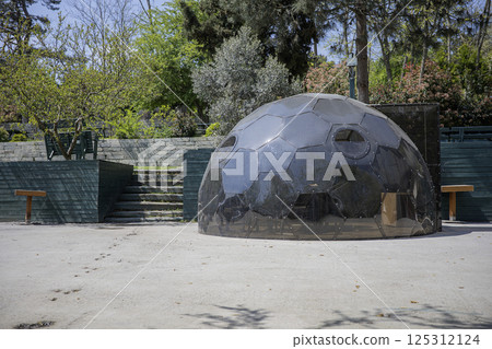 Cozy dome house for relaxing or camping or cafe outside 125312124