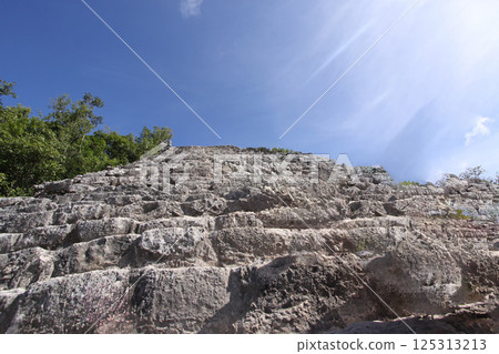 Great maya pyramid of Coba, Yucatan, mexico Great maya pyramid of Coba, Yucatan, mexico 125313213