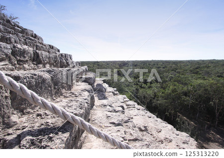 Great maya pyramid of Coba, Yucatan, mexico 125313220