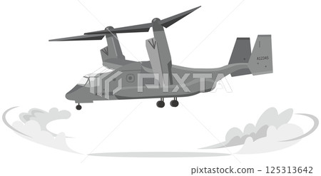 魚鷹起飛的插圖 125313642