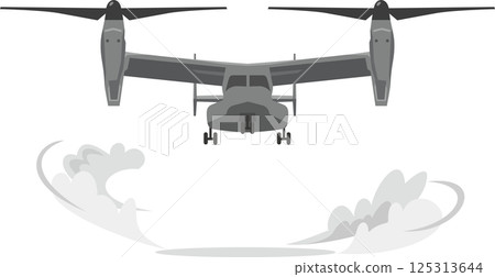 魚鷹起飛的插圖 125313644