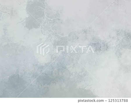 Blue-gray gradient watercolor background 125313788