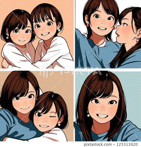 一個好母親和女兒 125313820