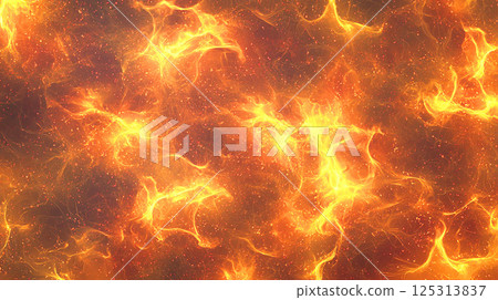 Energetic background with dynamic flames 125313837