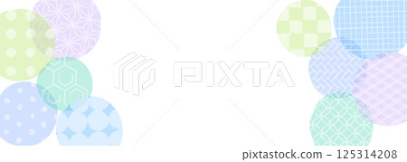 各種日本紙質紋理的背景插圖 各種日本紙質紋理的背景插圖 125314208