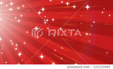 左上角的閃光效果和光暈 - 紅色 左上角的閃光效果和光暈 - 紅色 125314405