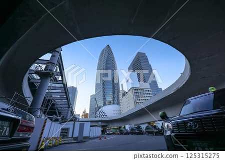 Architecture Framed Through Urban Tunnel With Clear Sky Dec 7 2024 Architecture Framed Through Urban Tunnel With Clear Sky Dec 7 2024 125315275