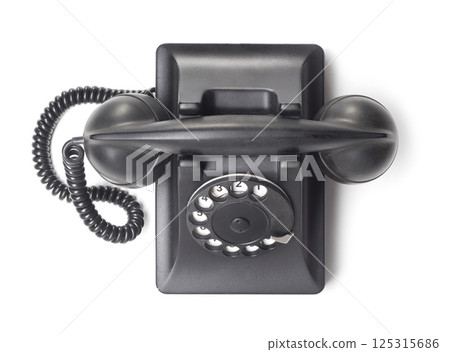 old telephone with rotary dial old telephone with rotary dial 125315686