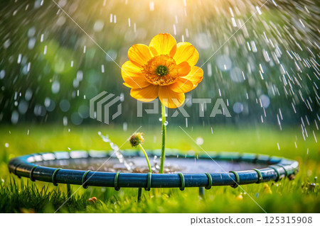 sprinkler in watering can watering 125315908