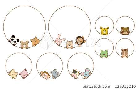 圓框組動物 圓框組動物 125316210