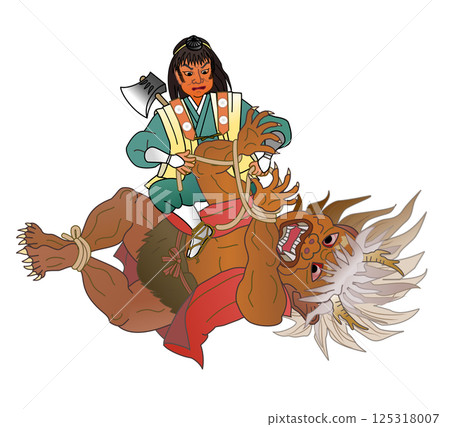 坂田金時與酒吞童子 125318007