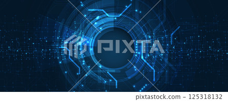 Circuit abstract background for science and business presentation 125318132