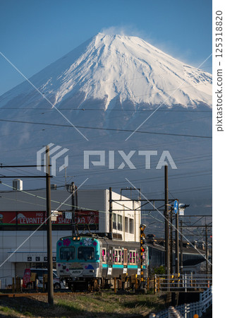 Mt. Fuji and Dainan Train 125318820
