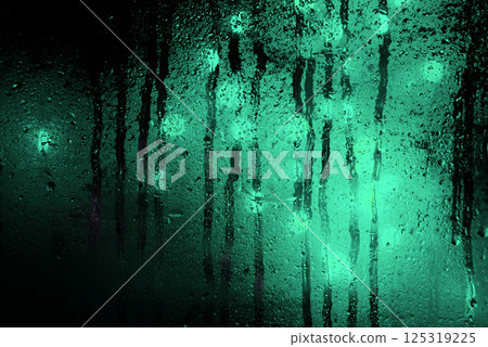 Background of misted glass. Christmas lights Background of misted glass. Christmas lights 125319225