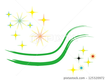 Shining background material② 125320972