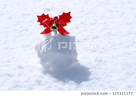 雪和聖誕飾品 125321177