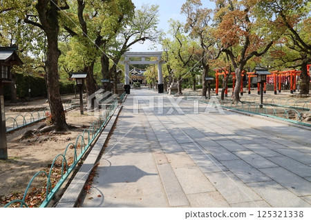 The grounds of Minatogawa Shrine in Kobe, Hyogo Prefecture 125321338