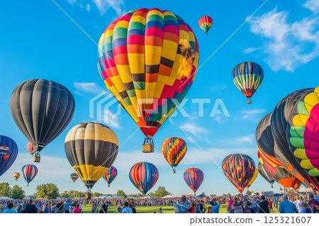 The Balloon Festival was blessed with good weather 125321607