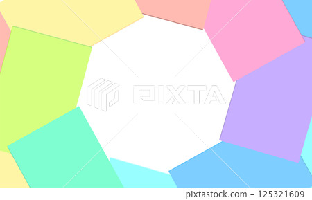 用彩色紙做成的圓形框架 用彩色紙做成的圓形框架 125321609