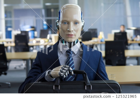 AI agent powered by generative artificial intelligence. 125321965