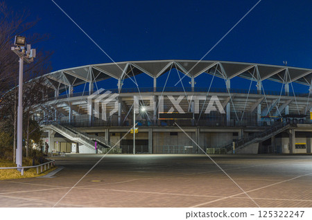 Night view of the stadium at Soga Sports Park, Chiba [Chiba Prefecture] 125322247