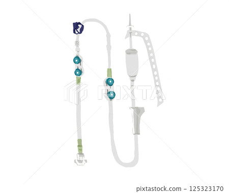 封閉輸液管線圖示 125323170