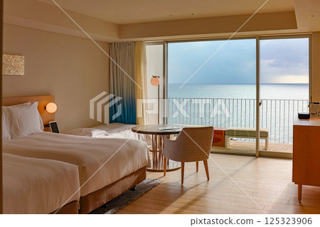 Guest rooms at Iraf SUI Luxury Collection, a foreign-affiliated resort hotel in the southern island of Miyakojima Guest rooms at Iraf SUI Luxury Collection, a foreign-affiliated resort hotel in the southern island of Miyakojima 125323906