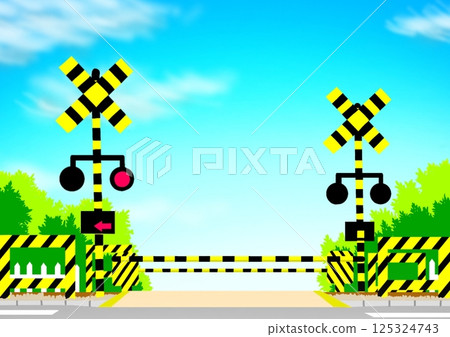與鐵路交叉的風景 125324743