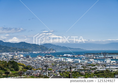 從靜岡縣日本平看到的富士山 125324927