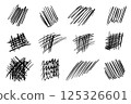 Assorted Hand-Drawn Scribble Sketches 125326601