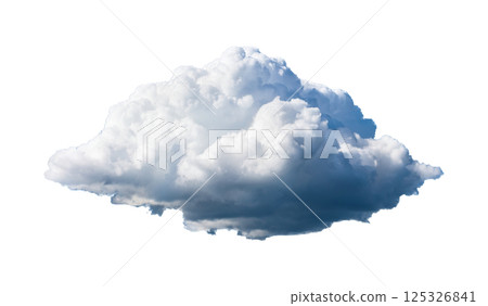 Luminous Cumulus Cloud with Shaded Base 125326841