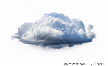 Puffy White Cumulus Cloud 125326992