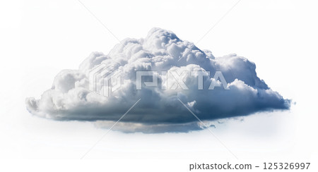 Bright White Cumulus Cloudscape Bright White Cumulus Cloudscape 125326997