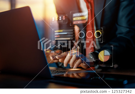 Man is working in the office 125327342