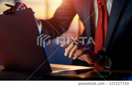 Man is working in the office Man is working in the office 125327350