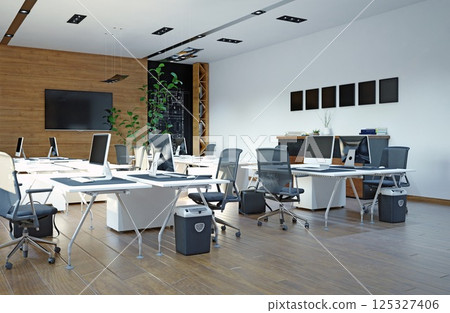 Modern office interior design Modern office interior design 125327406