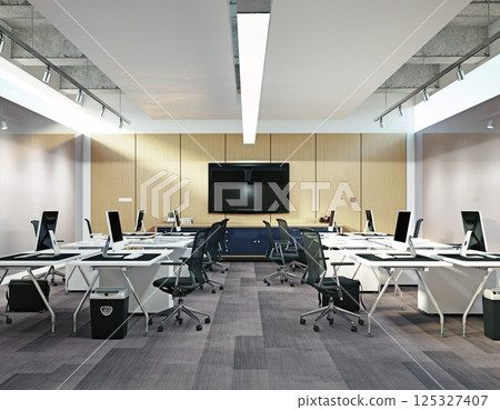 Modern office interior design Modern office interior design 125327407