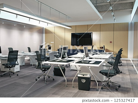 Modern  office interior design 125327417