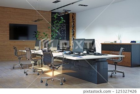 Modern  office interior design 125327426