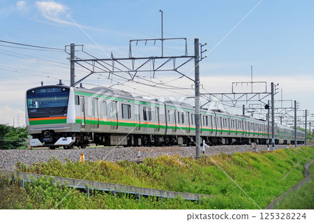 Takasaki Line Okabe-Honjo JR East E233 series 3000 series L07 train (Takasaki) Takasaki Line Okabe-Honjo JR East E233 series 3000 series L07 train (Takasaki) 125328224