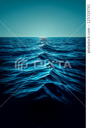 Calm sea texture Versatile business background material 125328791