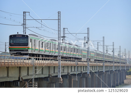 東海道本線茅崎平塚JR東E231系列1000系列K-17編隊(Koufutsu) 東海道本線茅崎平塚JR東E231系列1000系列K-17編隊(Koufutsu) 125329020