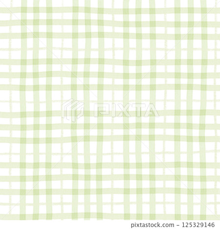 Sage Green Plaid Tartan Gingham Check Hand Drawn Background Pattern Overlay Sage Green Plaid Tartan Gingham Check Hand Drawn Background Pattern Overlay 125329146