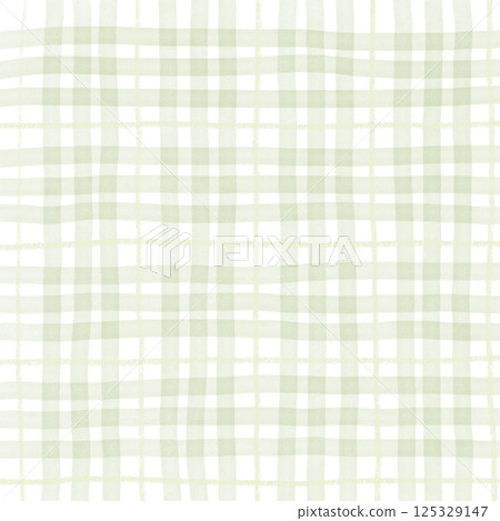 Sage Green Plaid Tartan Gingham Check Hand Drawn Background Pattern Overlay Sage Green Plaid Tartan Gingham Check Hand Drawn Background Pattern Overlay 125329147