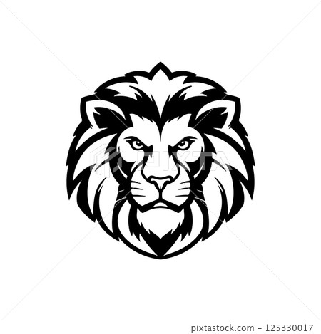 Lion sign. Design element for logo, label, emblem, sign. Lion sign. Design element for logo, label, emblem, sign. 125330017