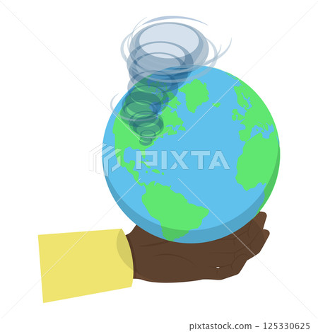3D Isometric Flat Vector Illustration of Climate Change. Item 2 3D Isometric Flat Vector Illustration of Climate Change. Item 2 125330625