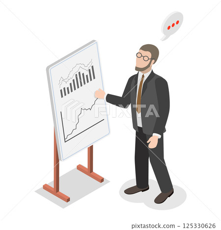 3D Isometric Flat Vector Illustration of Lecture Or Seminar. Item 5 3D Isometric Flat Vector Illustration of Lecture Or Seminar. Item 5 125330626