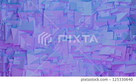 Abstract Low Poly Ice Background Graphic Design 3D illustration 125330640